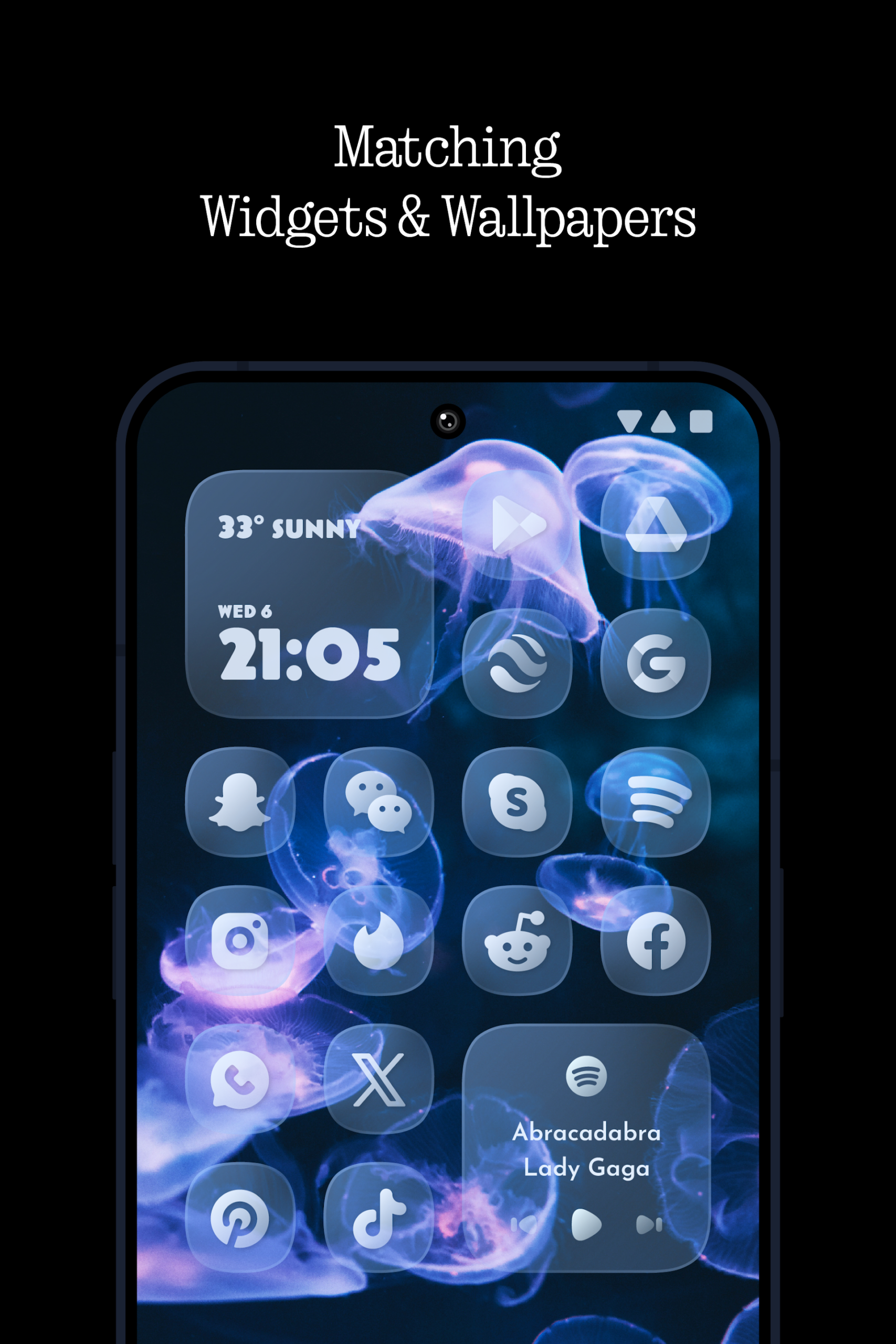 Glass Material You Icons Android Screenshot 4