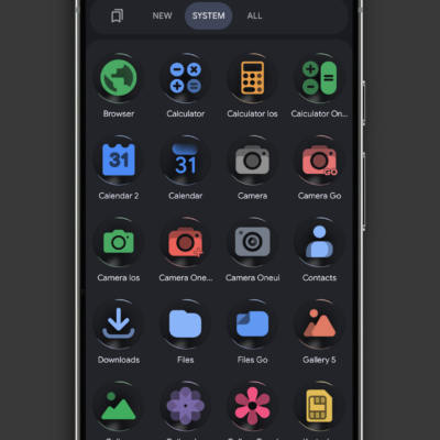 Glassy Colors Icons Android Screenshot 4