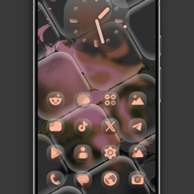 Glassy MaterialYou Icons Android Screenshot 2