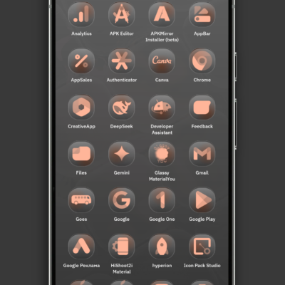 Glassy MaterialYou Icons Android Screenshot 3