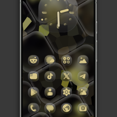 Glassy MaterialYou Icons Android Screenshot 4