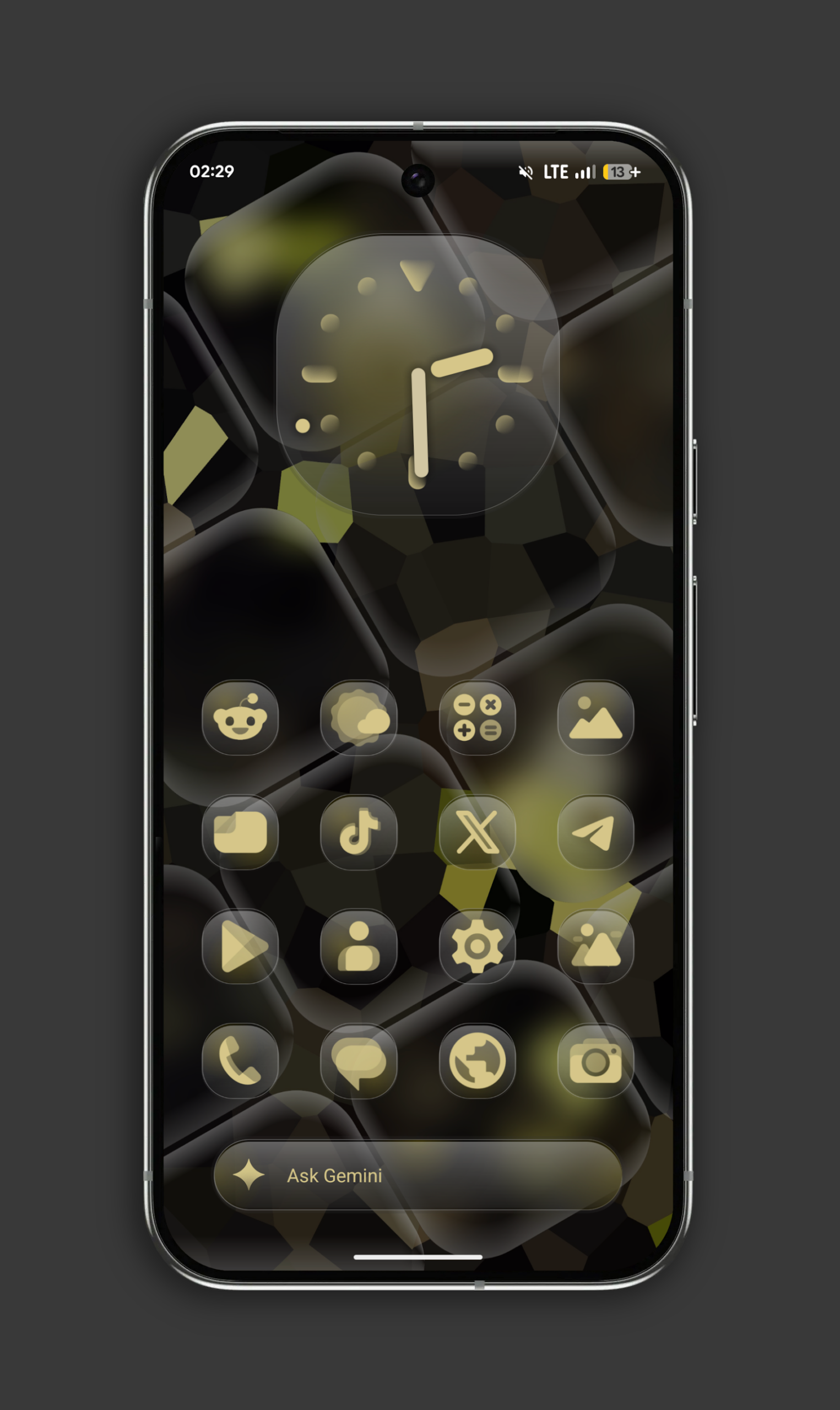 Glassy MaterialYou Icons Android Screenshot 4