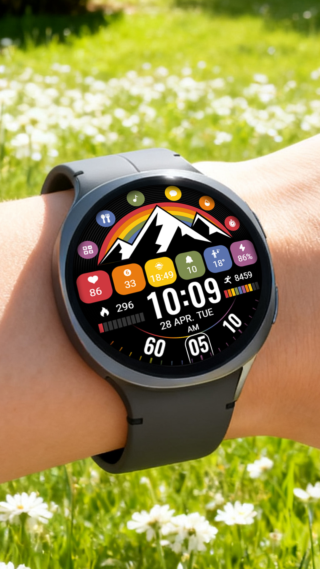 Gorgeous Rainbow ZKin Watch Android Screenshot 2