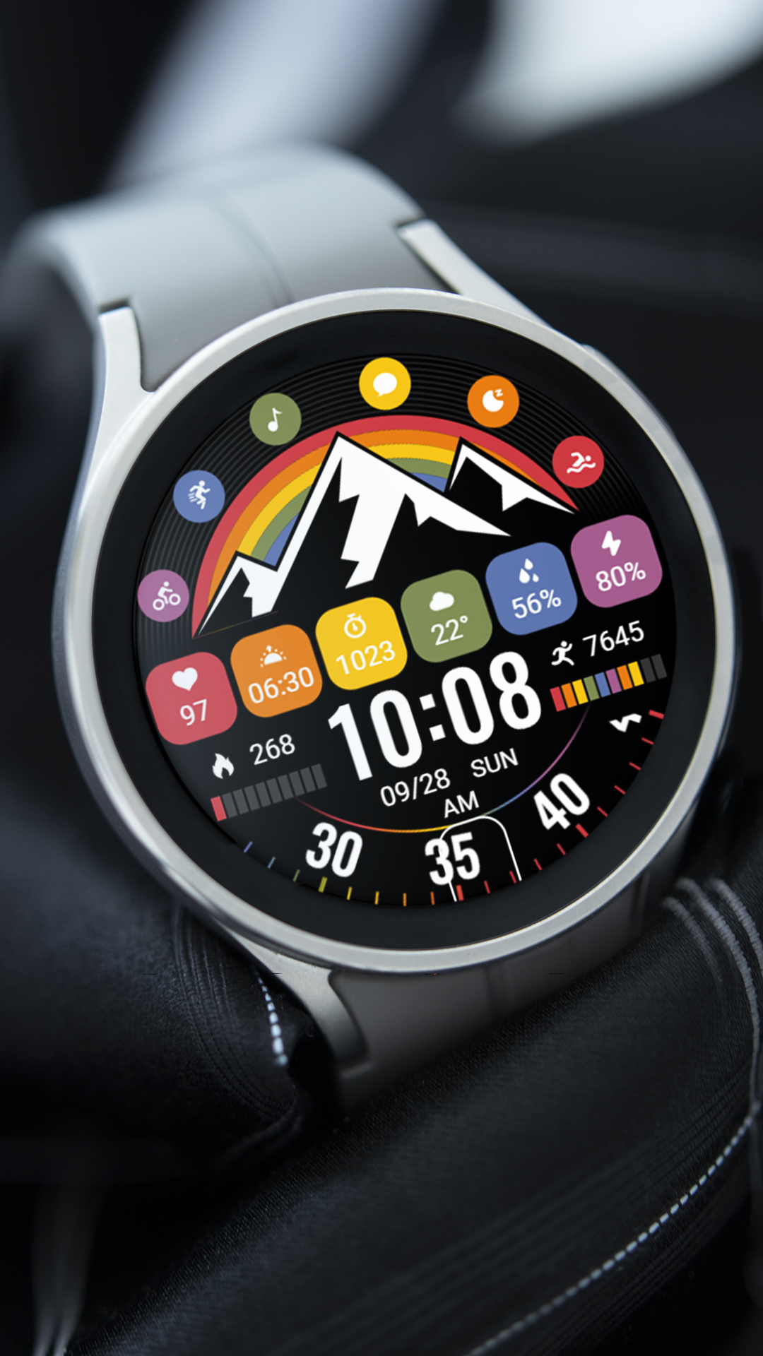 Gorgeous Rainbow ZKin Watch Android Screenshot 3
