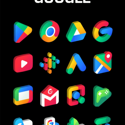 Gradient 3D - Icon Pack Android Screenshot 2