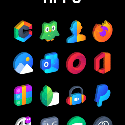 Gradient 3D - Icon Pack Android Screenshot 4