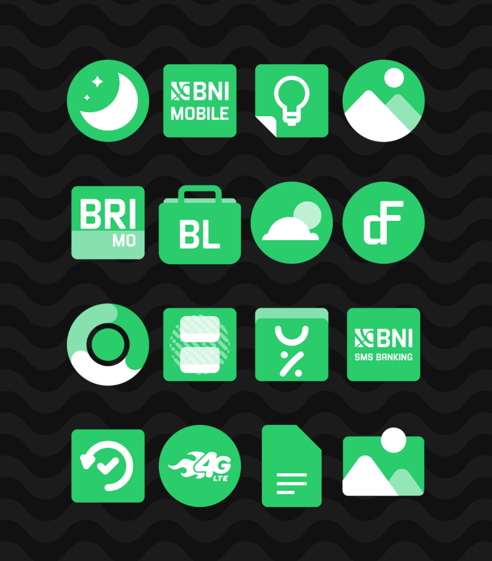 Green - Icon Pack Android Screenshot 2