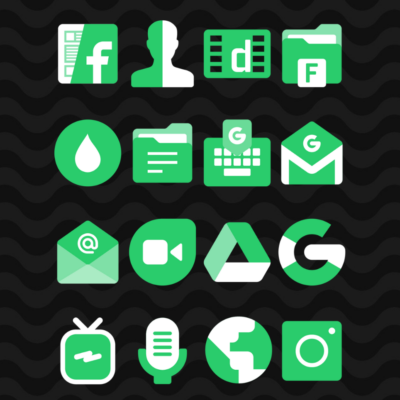 Green - Icon Pack Android Screenshot 3