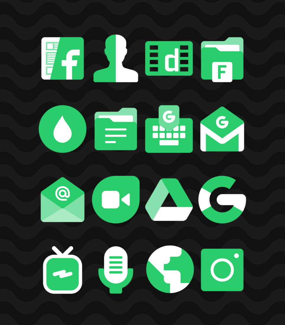 Green - Icon Pack Android Screenshot 3
