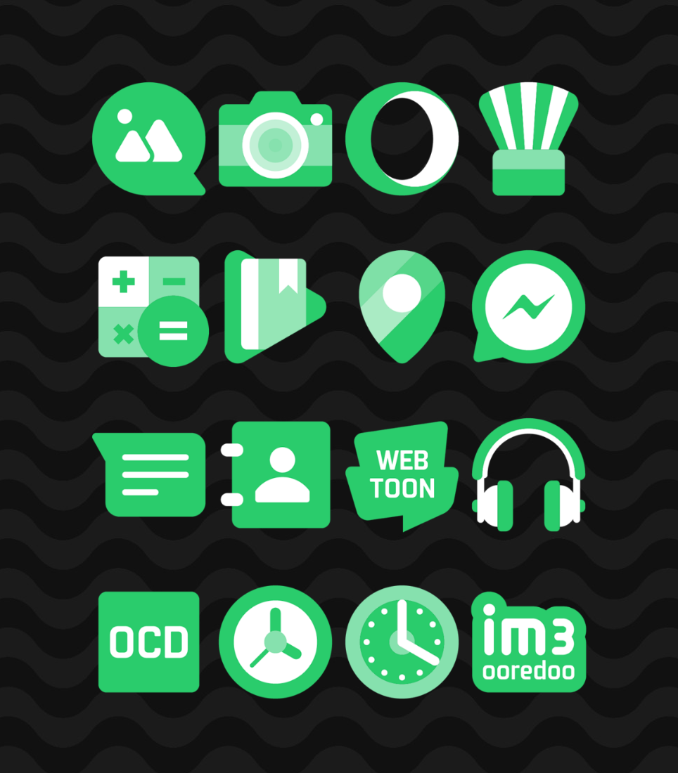 Green - Icon Pack Android Screenshot 4