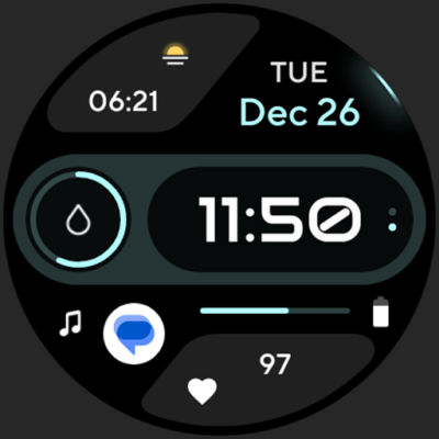 Hive Watch Face Android Screenshot
