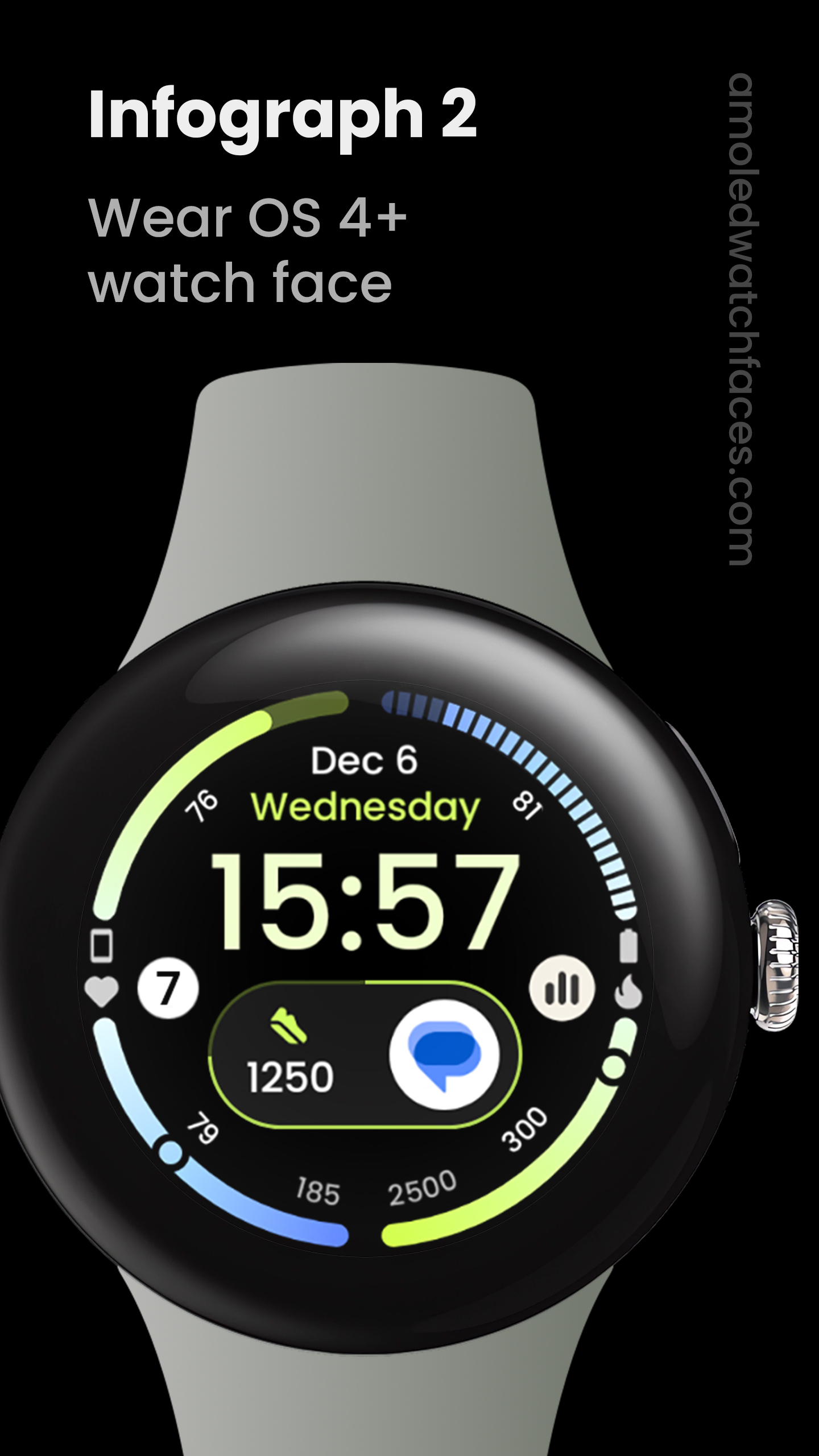 InfoGraph 2: Watch face Android Screenshot 2