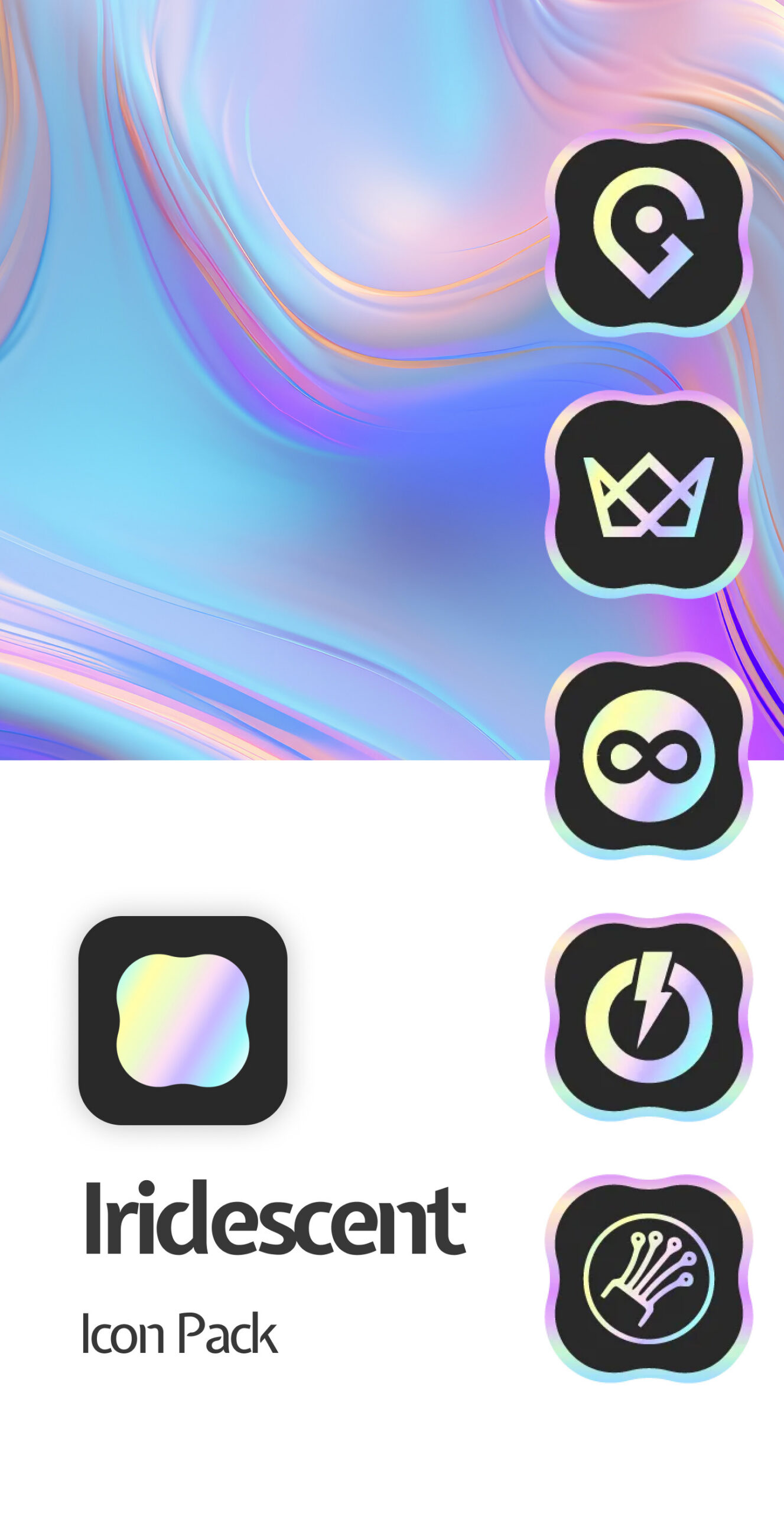 Iridescent Icon Pack Android Screenshot 2