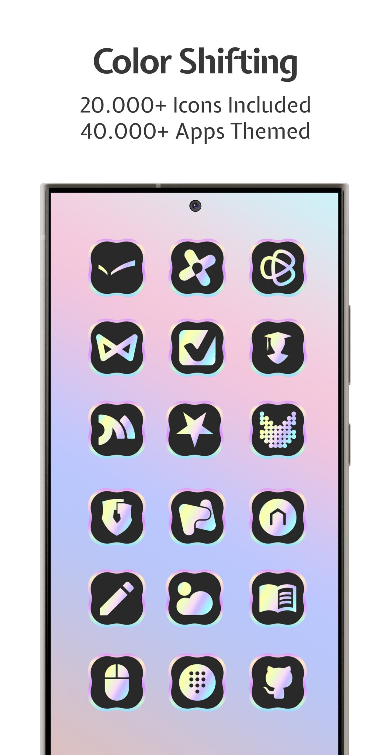 Iridescent Icon Pack Android Screenshot 3