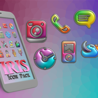 Iris Light - 3D App Icons Android Screenshot 2
