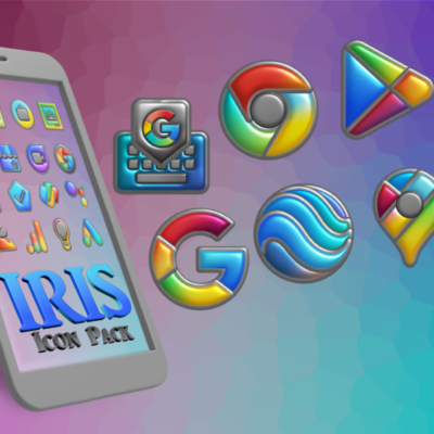 Iris Light - 3D App Icons Android Screenshot 3