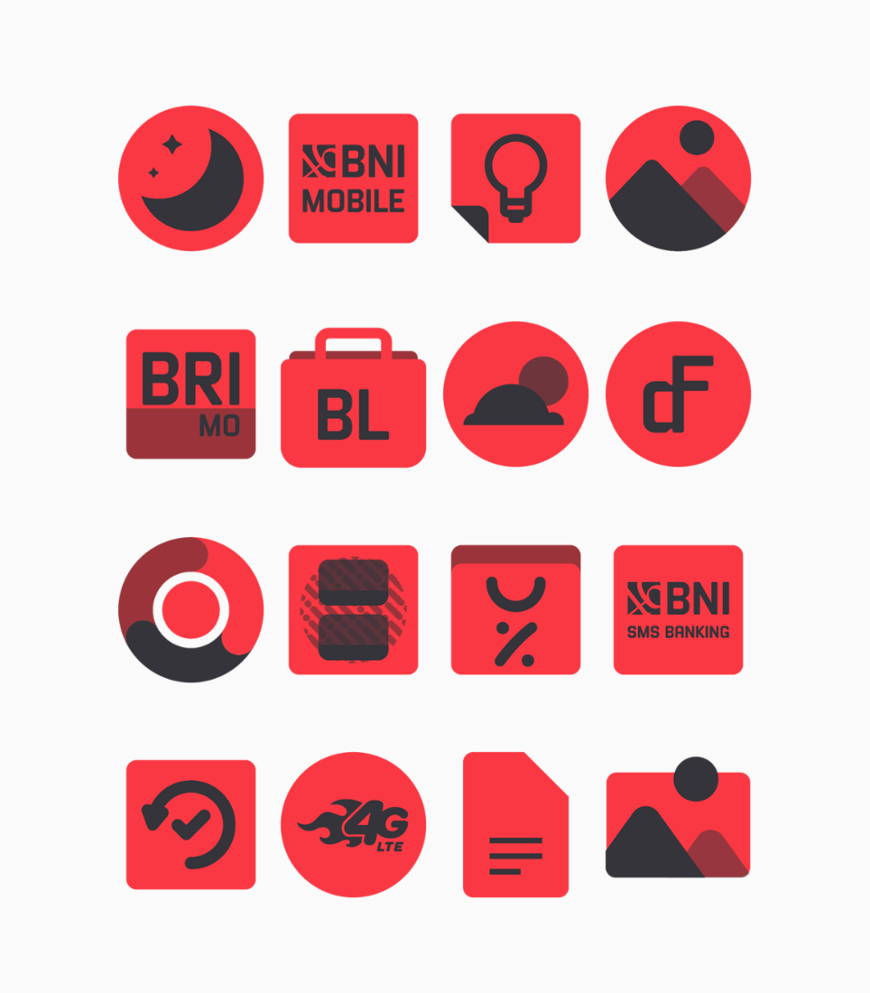 Karaz Red - Icon Pack Android Screenshot 2