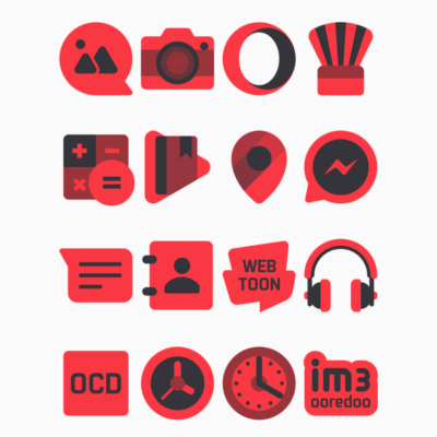 Karaz Red - Icon Pack Android Screenshot 4
