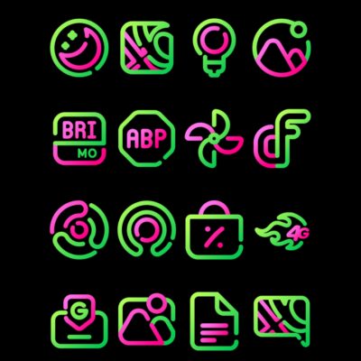 Kathleen - Lines Icon Pack Android Screenshot 2