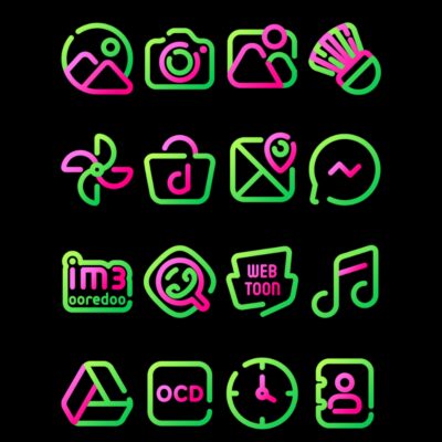 Kathleen - Lines Icon Pack Android Screenshot 4