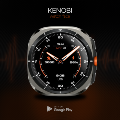 Kenobi watch face Wear OS Android Screenshot