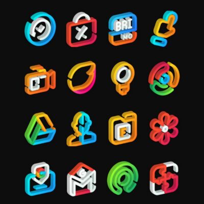 LineS 3D - Icon Pack Android Screenshot 2