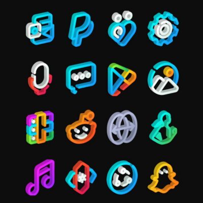 LineS 3D - Icon Pack Android Screenshot 4