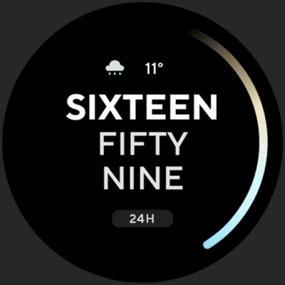 Lines Watch Face Android Screenshot