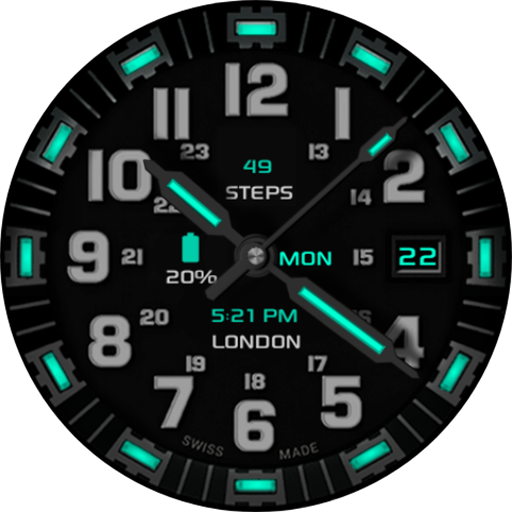 Luminous Watchface Wear OS 5+ Android Screenshot