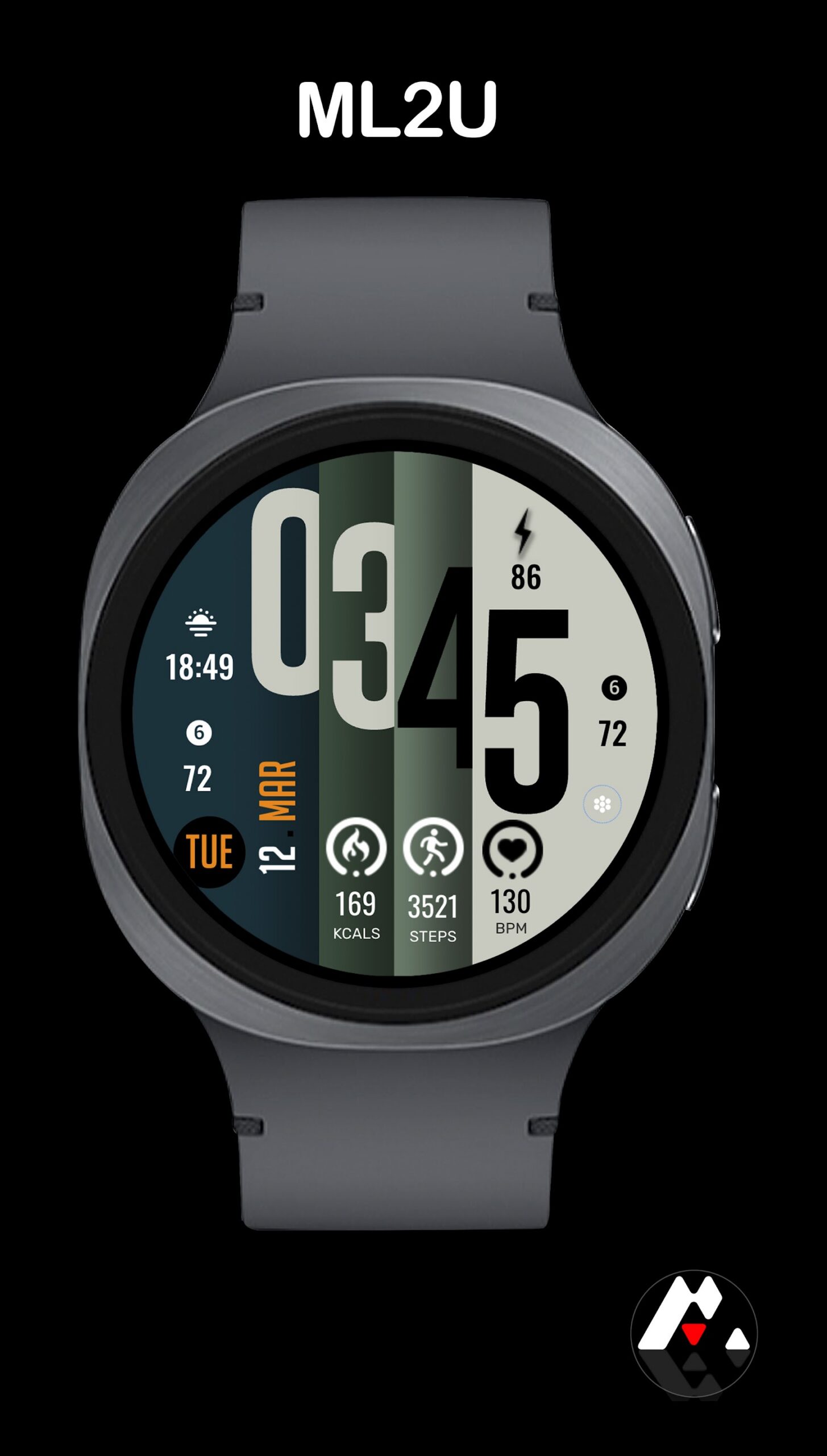 ML2U 147 Watch Face Android Screenshot 2