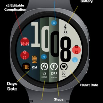 ML2U 147 Watch Face Android Screenshot 3