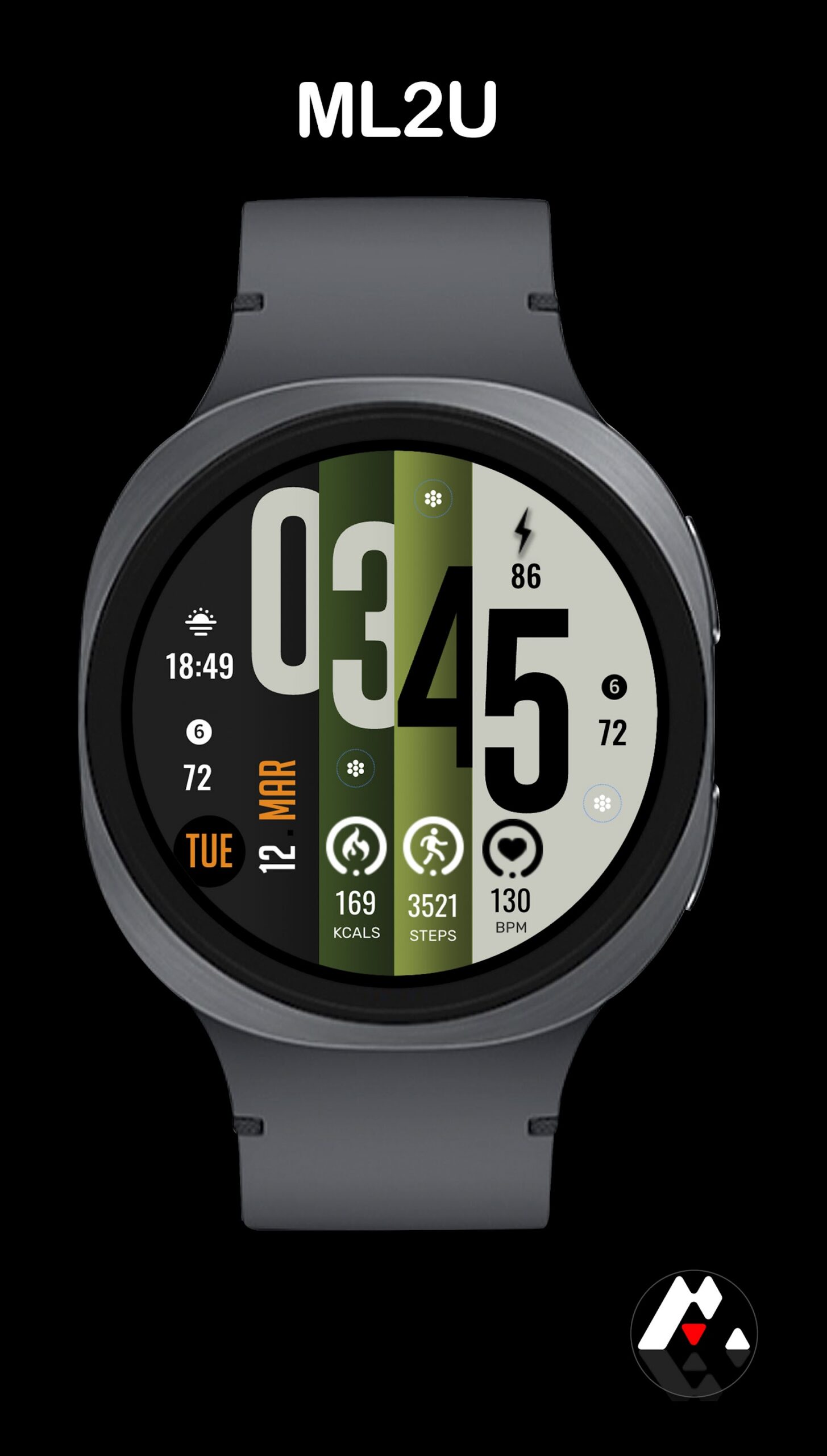 ML2U 147 Watch Face Android Screenshot 4