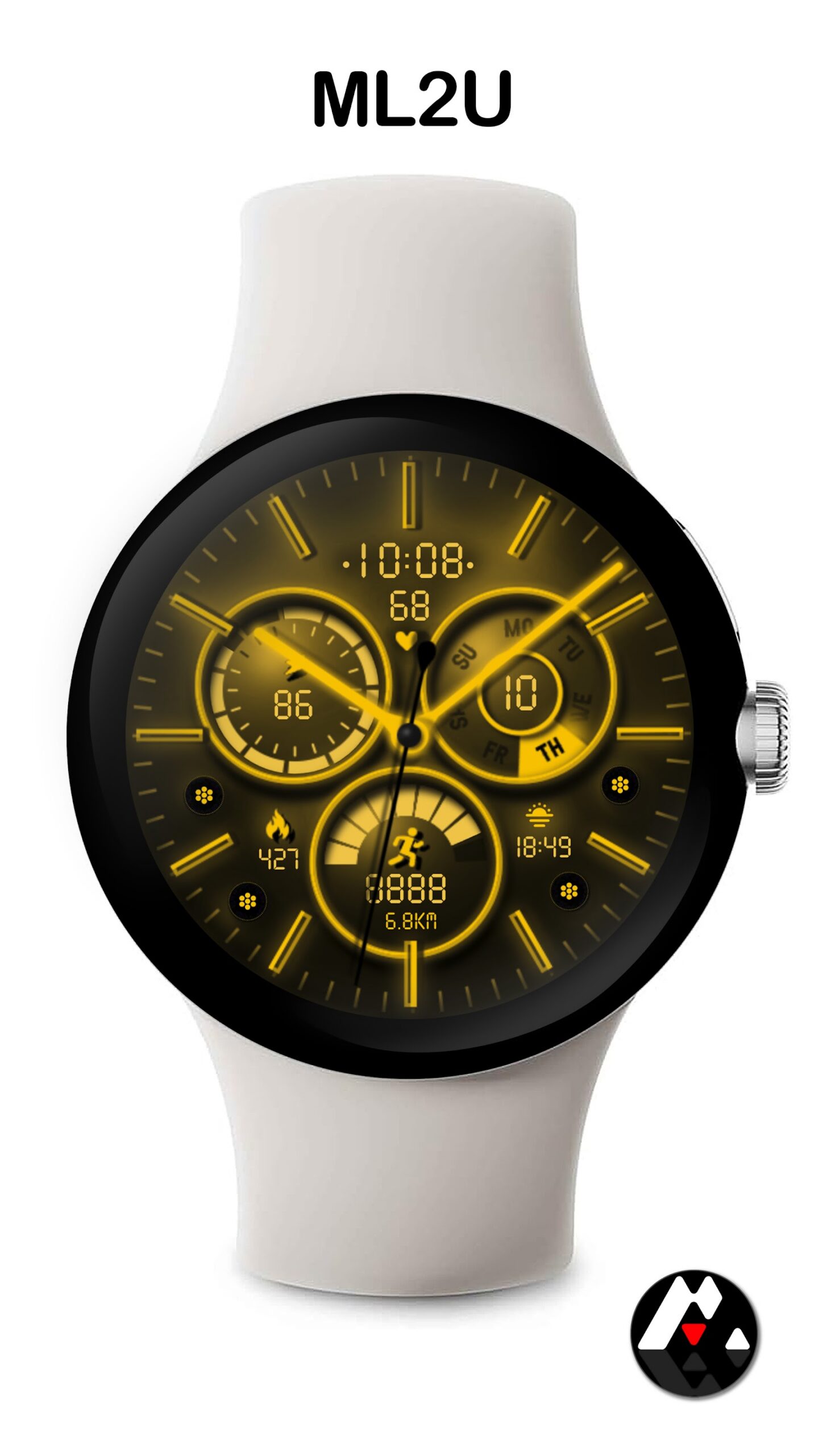 ML2U 164 Watch Face Android Screenshot 2