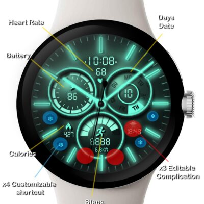 ML2U 164 Watch Face Android Screenshot 3