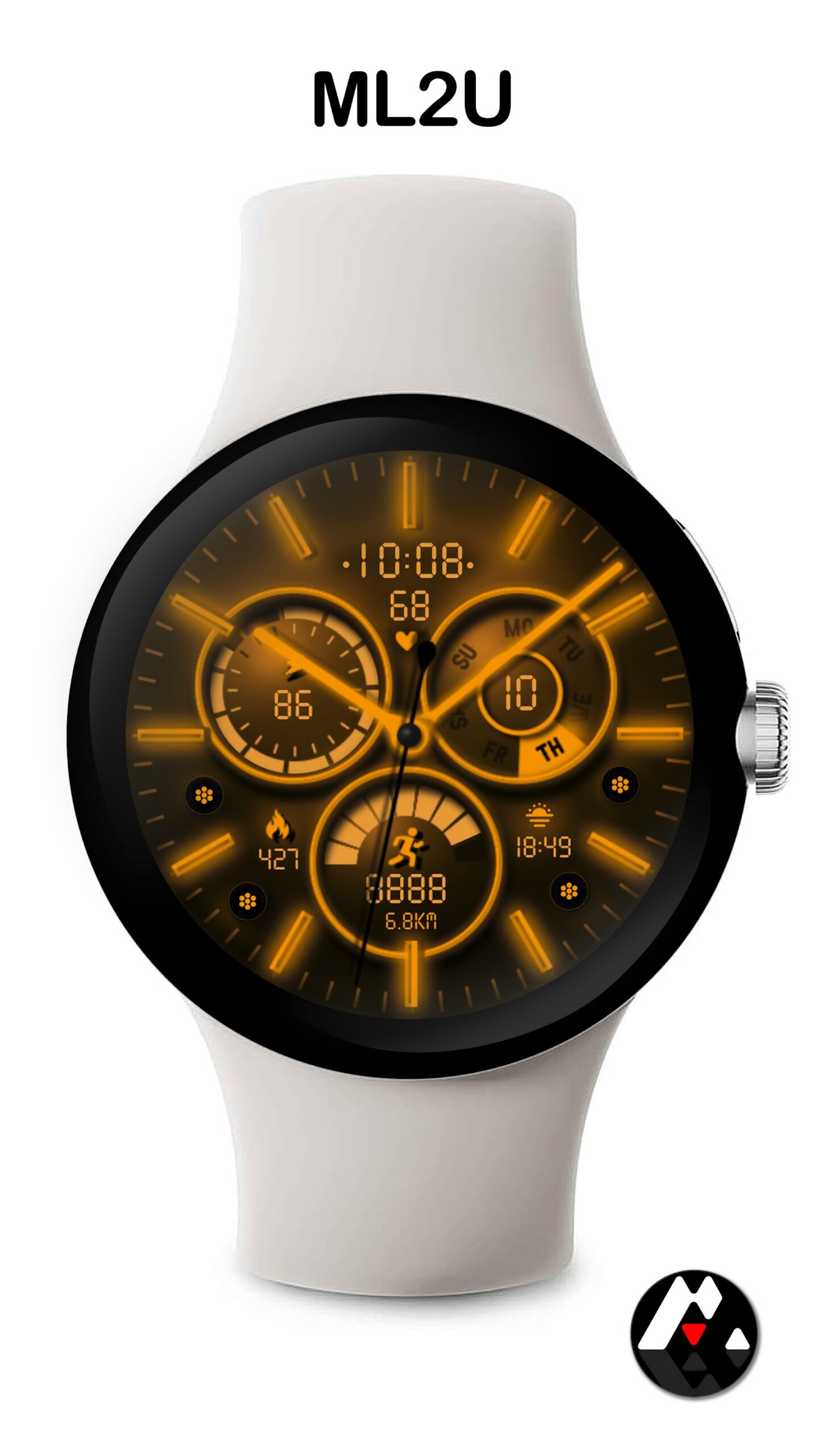 ML2U 164 Watch Face Android Screenshot 4