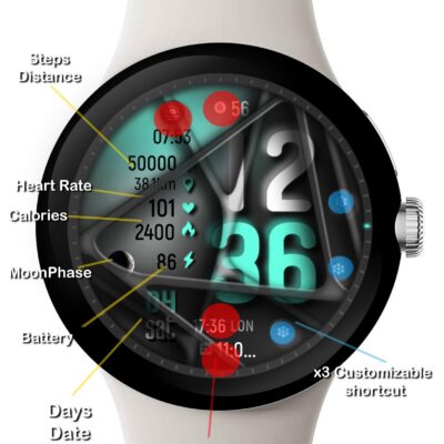 ML2U 173 Watch Face Android Screenshot 3