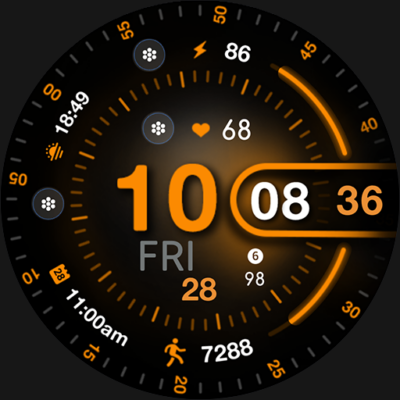 ML2U 220 Watch Face Android Screenshot