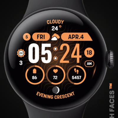MOON KNIGHT Digital Watch Face Android Screenshot 3