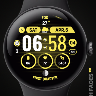 MOON KNIGHT Digital Watch Face Android Screenshot 4