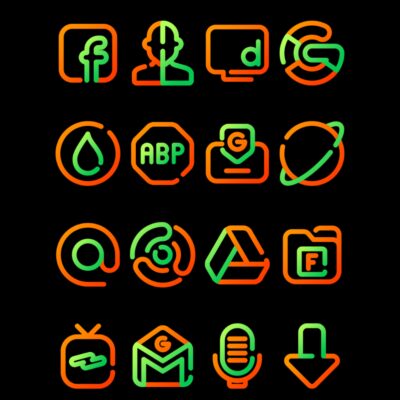 Marigold - Lines Icon Pack Android Screenshot 3