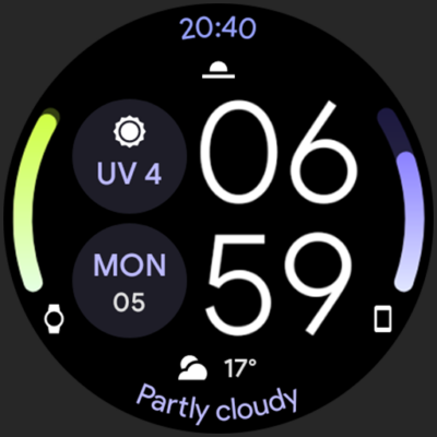Material You 2: Watch face Android Screenshot