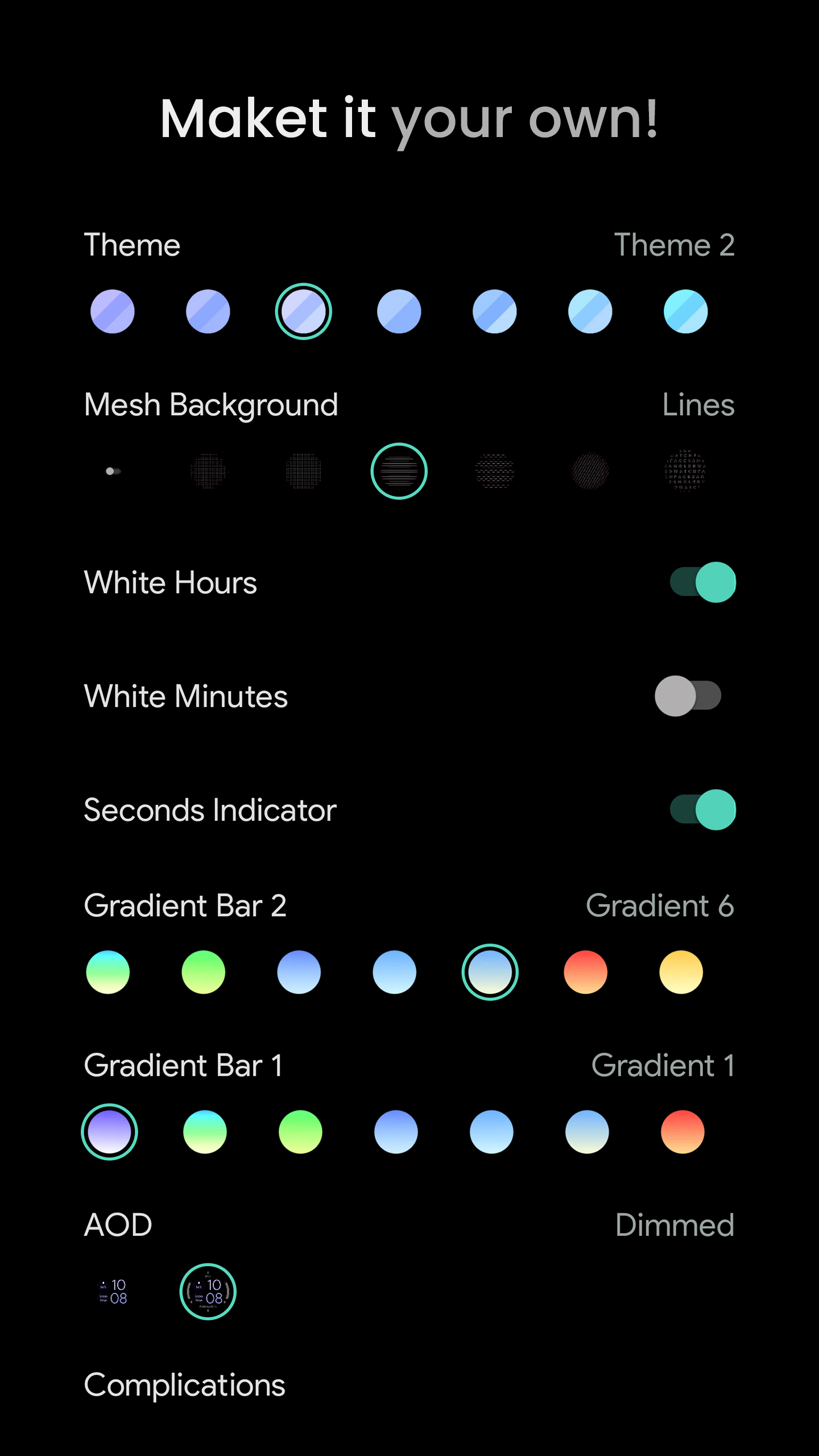 Material You 2: Watch face Android Screenshot 4