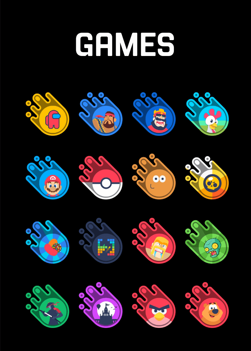 Meteoroid - Icon Pack Android Screenshot 4