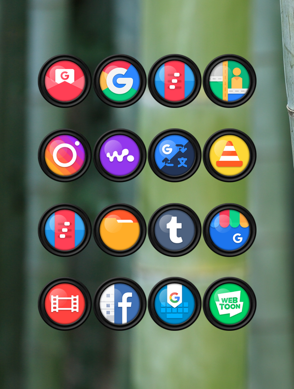 Minka Dark - Icon Pack Android Screenshot 2