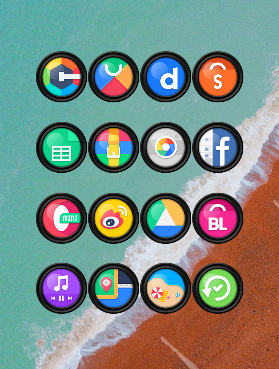 Minka Dark - Icon Pack Android Screenshot 4