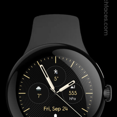 Modern Analog: Watch face Android Screenshot 2