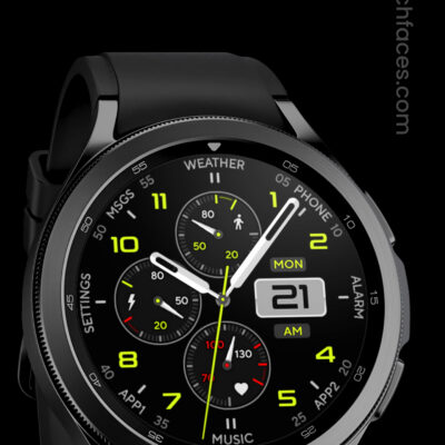 Motion 0x Watch Face Android Screenshot 2