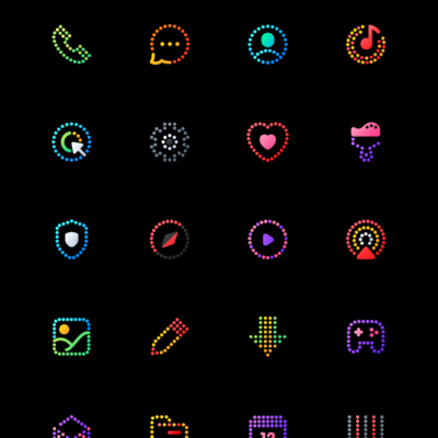 Neon : Dots Iconpack Android Screenshot 3