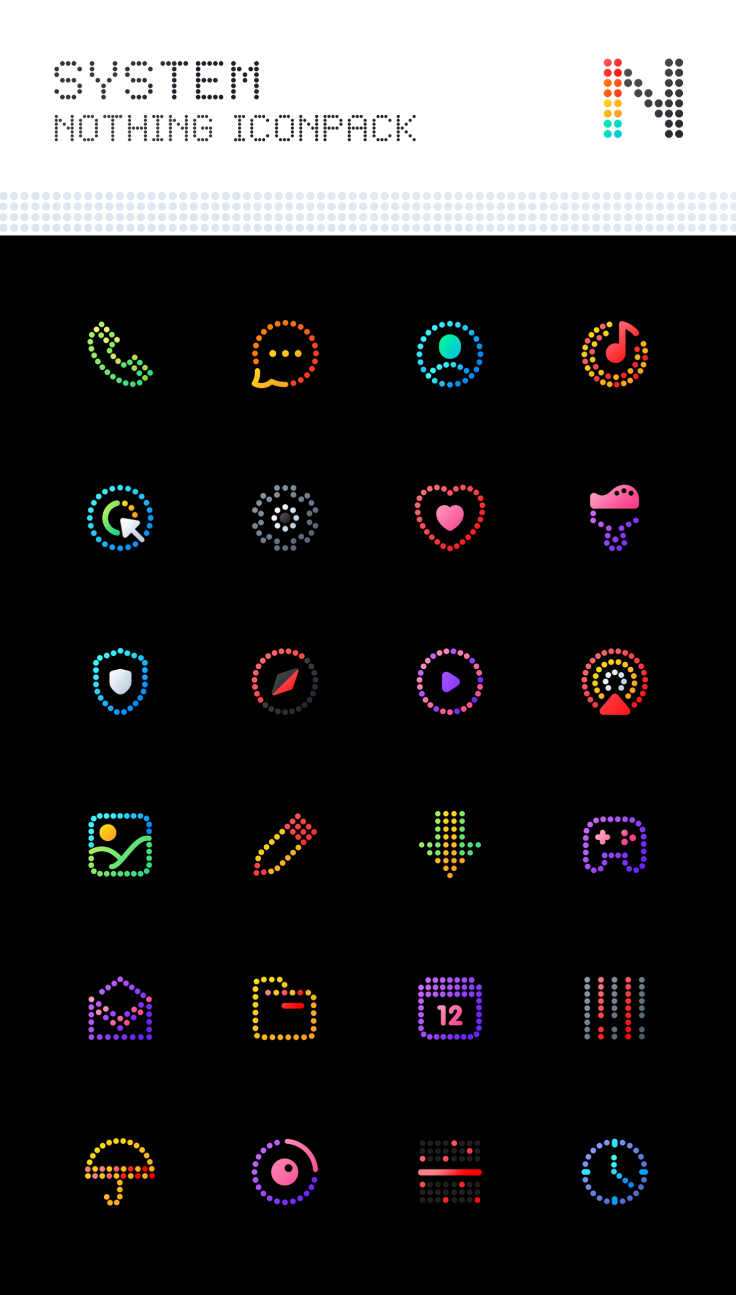 Neon : Dots Iconpack Android Screenshot 3
