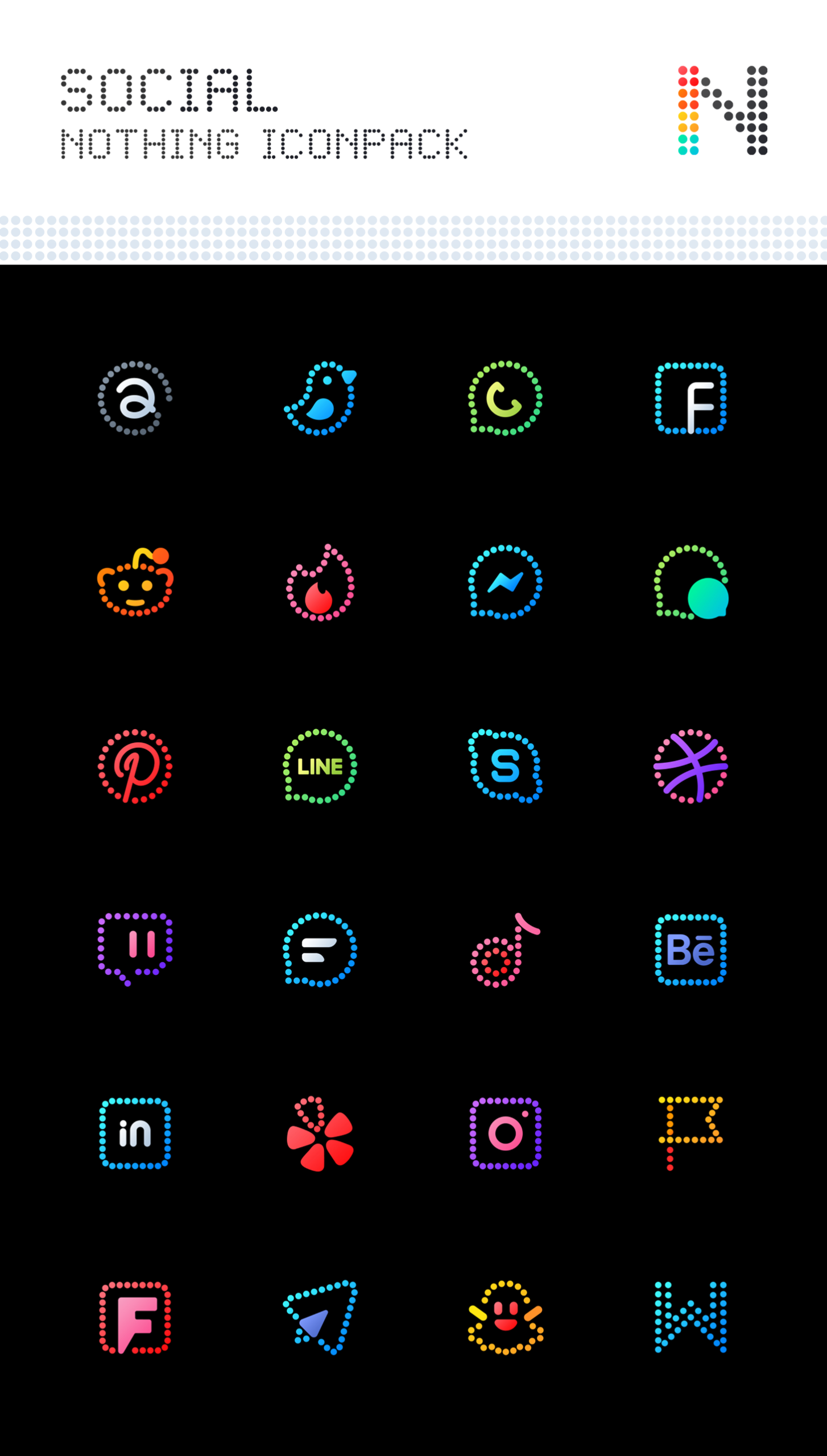 Neon : Dots Iconpack Android Screenshot 4